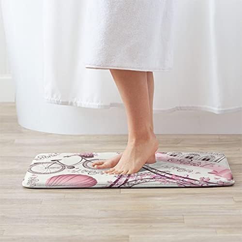 MZERSE Memory Foam Bath Rug with Non-Slip Design