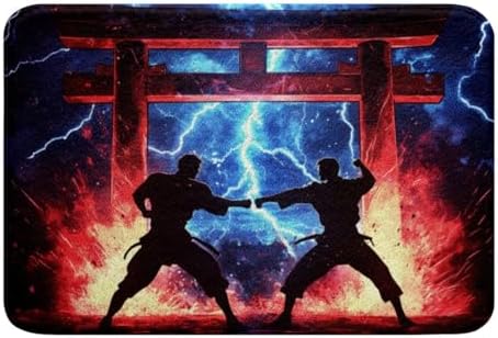 Feelyou Kids Samurai Bath Mat 20x32 Inch