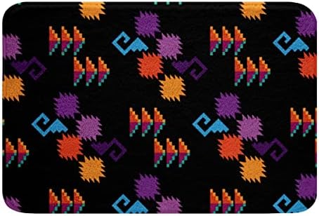 SGYDW Orange Aztec Area Rug 24x16in