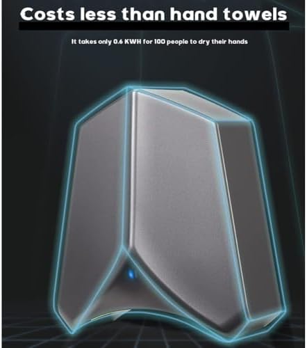 1100W Commercial Hand Dryer with HEPA Filter