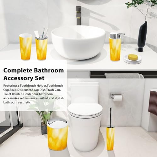 Boho Colorful Bathroom Accessory Set 6 Piece