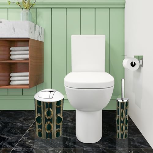 TRANQDEHOM 6-Piece Boho Bathroom Accessory Set 1