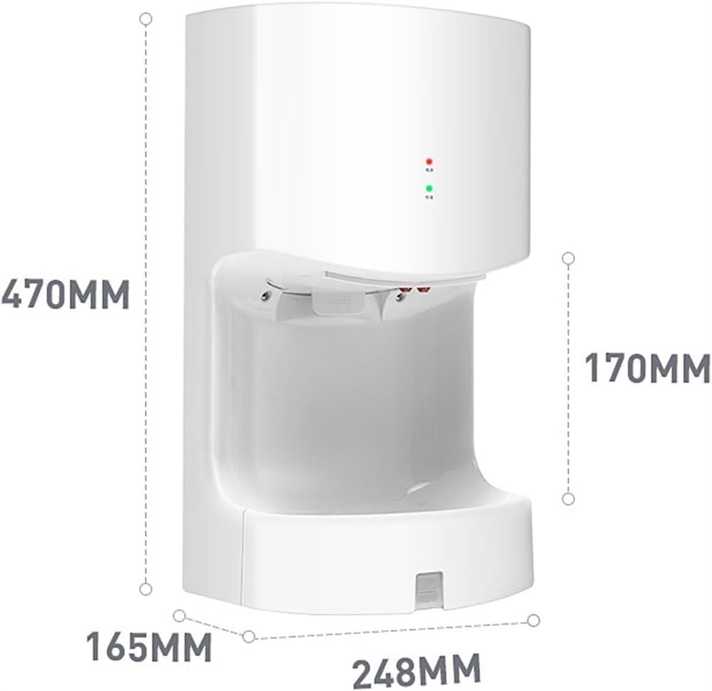 Automatic Hand Dryer with Tray and Sensor for Bathroom