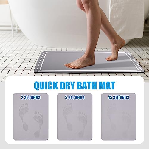 Forieca Diatomaceous Earth Bath Mat 157x236 inches