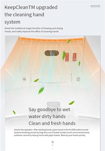 Automatic Hand Dryer with Tray and Sensor for Bathroom