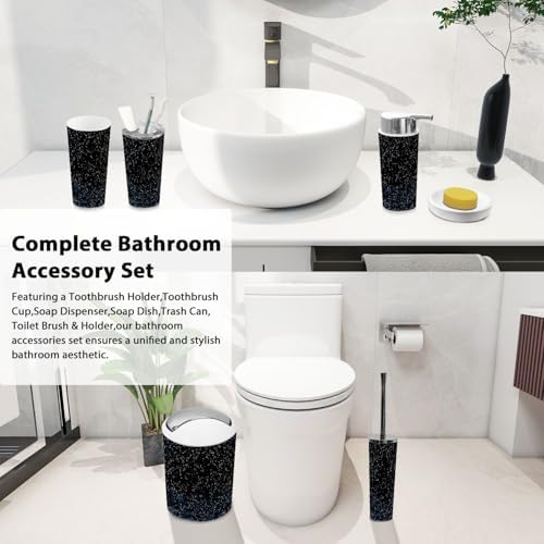 Boho Bathroom Accessory Set 6 Piece