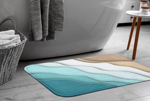 Britimes Bath Mat 16x24 Inches Microfiber