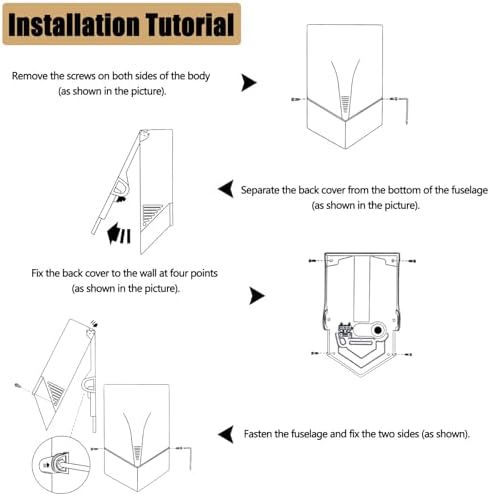 Automatic Induction Hand Dryer with High Speed Airflow