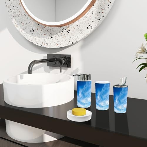 Boho Clouds Bathroom Accessory Set 6 Piece