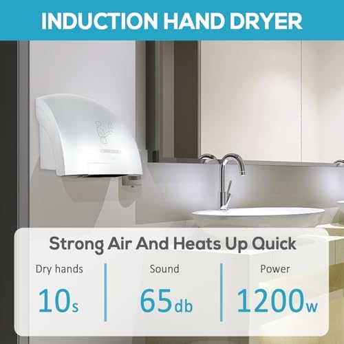 Oxassessly High Power Hand Dryer 1200W 110V