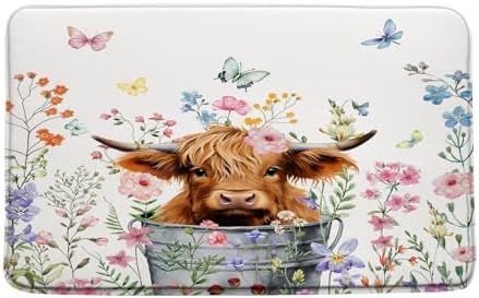 GCTNBJL Farmhouse Cow Bath Mat 178x295 Inch