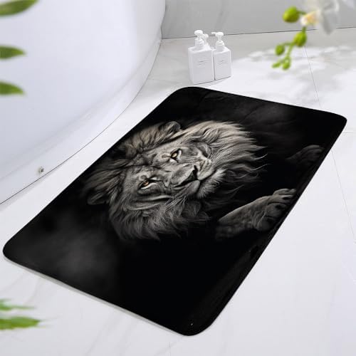 ZZYSKS Vintage Lion Bath Mat 178x295 Inch