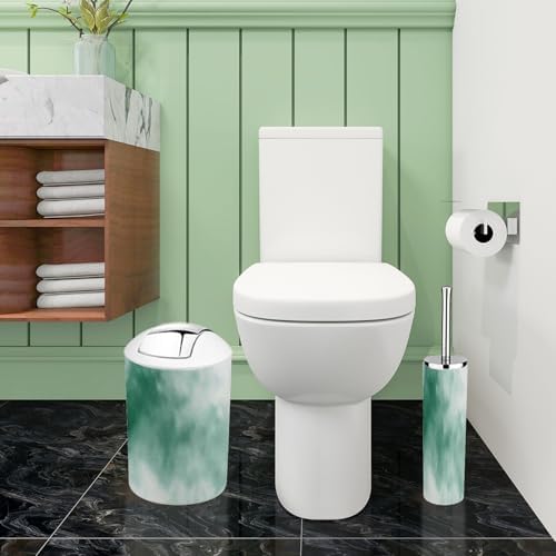 Boho Bathroom Accessory Set 6 Piece Snowflakes