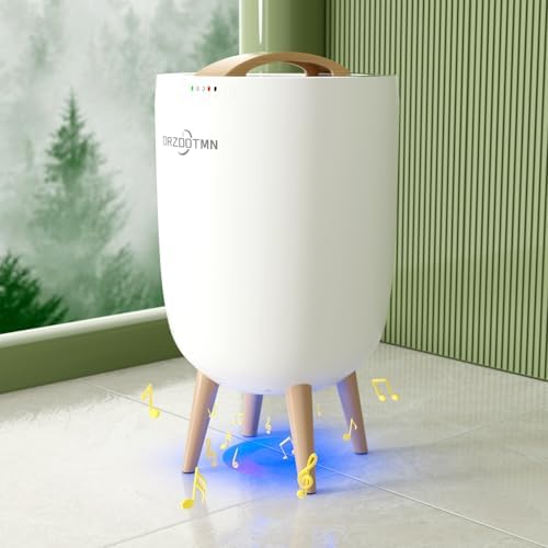 ORZDOTMN 20L Towel Warmer with Bluetooth Mood Lights