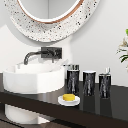 Boho Style 6-Piece Bathroom Accessory Set 1