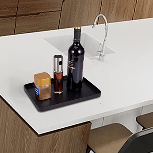 SZYRL Black Resin Bathroom Vanity Tray 1004 x 559 x 098 Inches