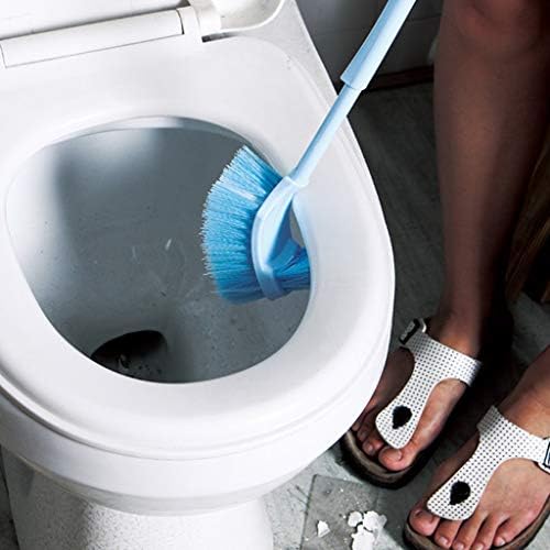 Long Handle Double Sided Toilet Brush with Holder 1