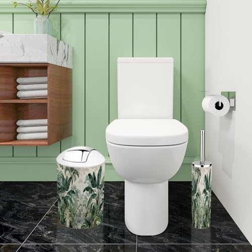 Boho Jungle Bathroom Accessory Set 6 Piece 1
