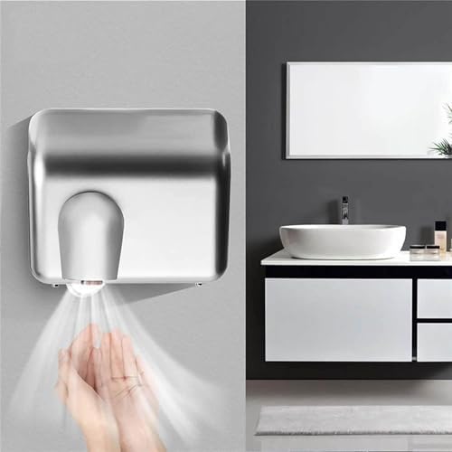 QIANMEI 2300W Commercial Hand Dryer with Sensor and Stainless Steel Housing