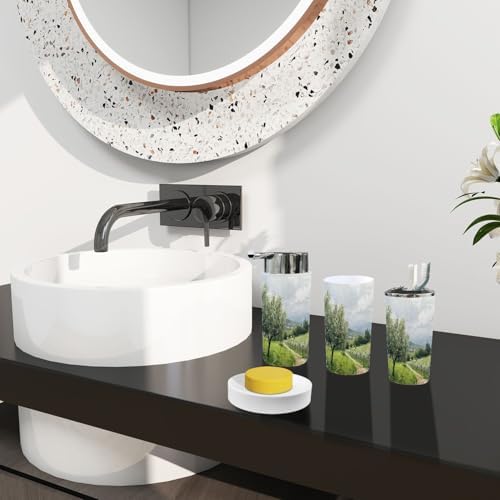 TRANQDEHOM Bathroom Accessory Set 6 Piece 1