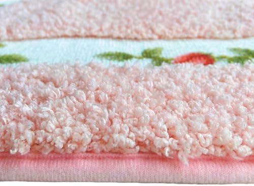 Sytian Nice Rose Flower Bath Rug - Pink 157 X 236 Oval