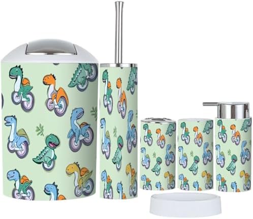 Boho Style Bathroom Accessories Set 6 Piece