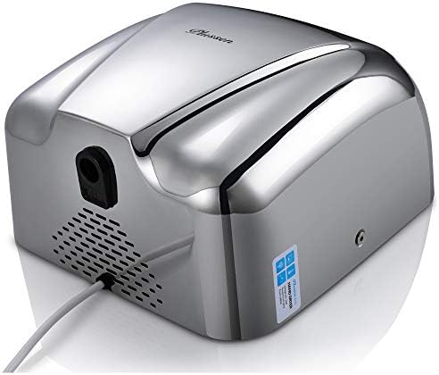 PLUSSEN 1800W Stainless Steel Hand Dryer - Touchless Infrared Sensor