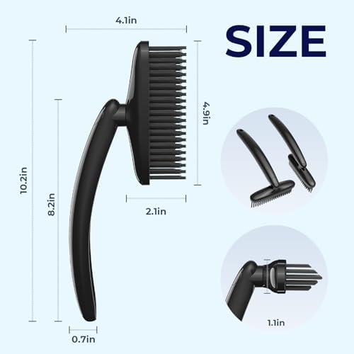 KMOSENIA Rotating Crevice Cleaning Brush Set 2PCS