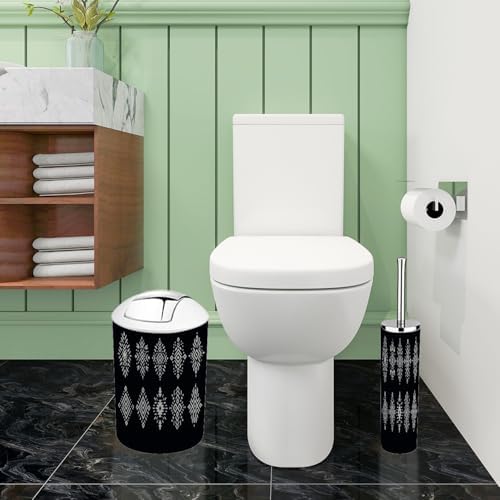 Boho Aztec Bathroom Accessory Set 6 Piece