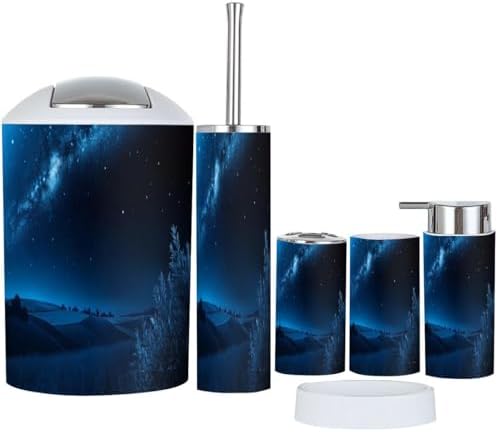 Boho Tuscany Bathroom Accessory Set 6 Piece