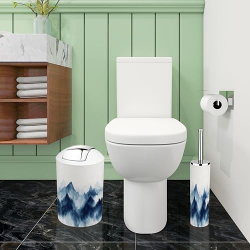 TRANQDEHOM 6-Piece Boho Chinese Style Bathroom Accessory Set