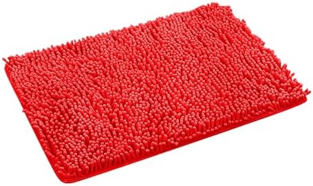 Gooddyiyukey Pink Bath Rug 27x18 Inch Shaggy Non-Slip