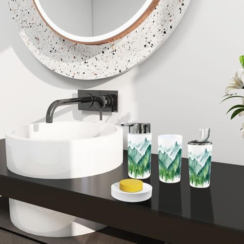 Boho Bathroom Accessory Set 6 Piece 1