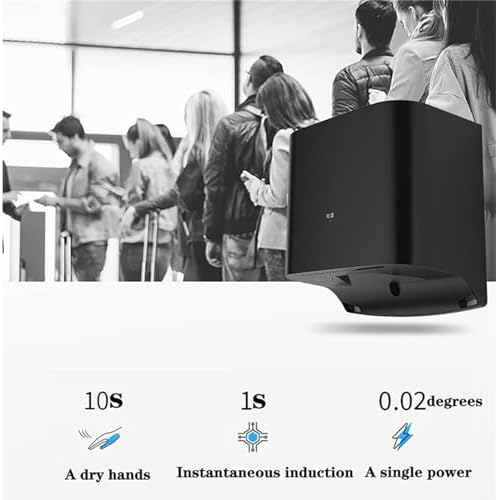 BEYKON Automatic Hand Dryer with Filter Black