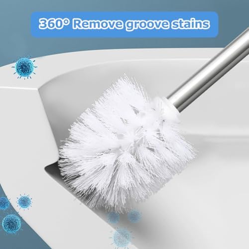 Jeukwud 2pcs Toilet Brush Replacement Head
