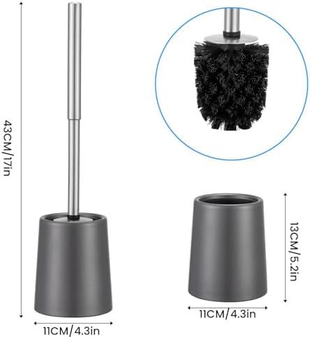 Smartbin Toilet Brush with Double Layer Holder 1