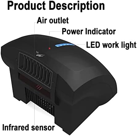 TsoLay Smart Sensor Hand Dryer with LED Light