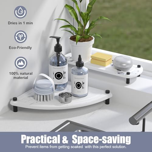 Slow Slog Sink Caddy - Instant Dry Countertop Organizer