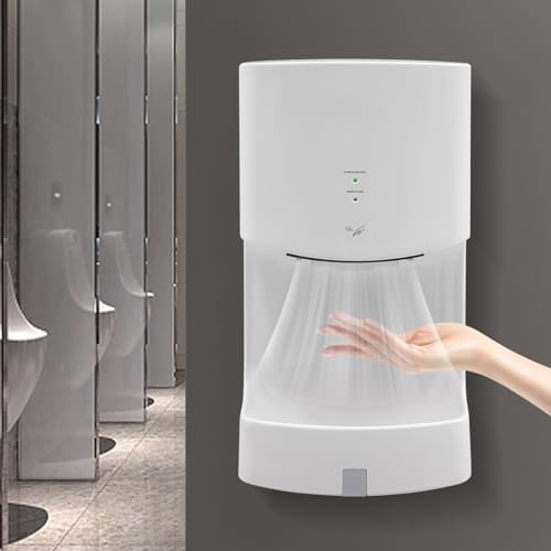 WANLECY Commercial Hand Dryer with Drip Tray HotCold Air Switchable