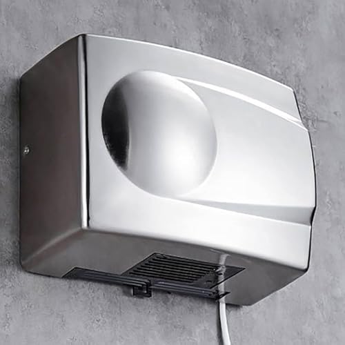 QIANMEI Heavy-Duty Stainless Steel Hand Dryer 1500W Automatic Sensor