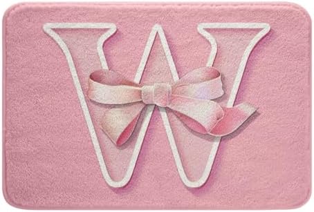 jejeloiu Dreamy Bow Bath Mat 16x24 Teen Girl Gift