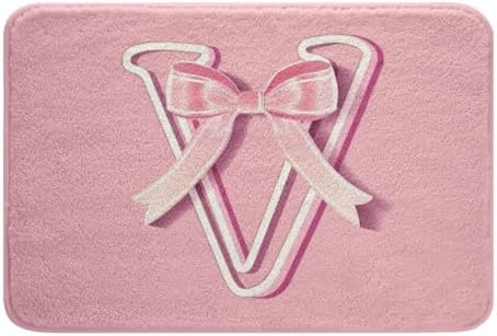 jejeloiu Dreamy Bow Bath Mat 16x24 1