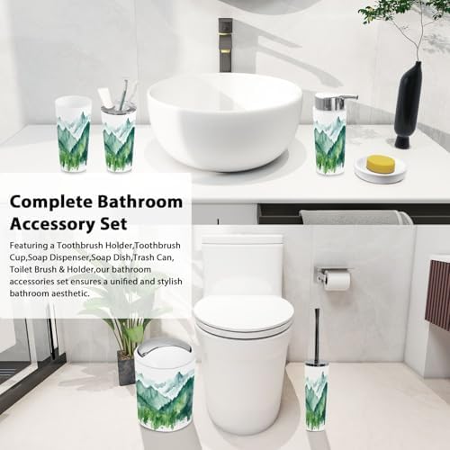 Boho Bathroom Accessory Set 6 Piece 1