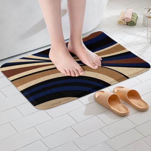 Feelyou Modern Geometric Bath Rug - 16x24 Inch