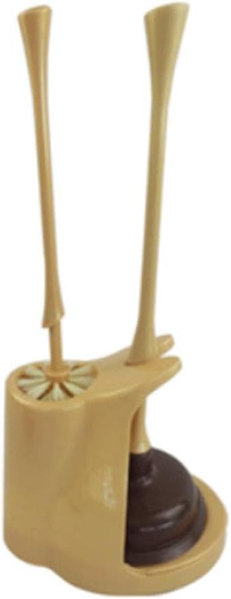 SUREK Soft Floor Toilet Brush with Reusable Holder