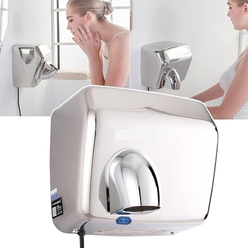 QIANMEI 2300W Commercial Hand Dryer with Sensor and Stainless Steel Housing