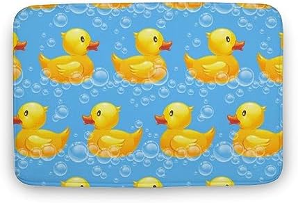 MZERSE Machine Washable Quick Dry Bath Mat for Kids Room