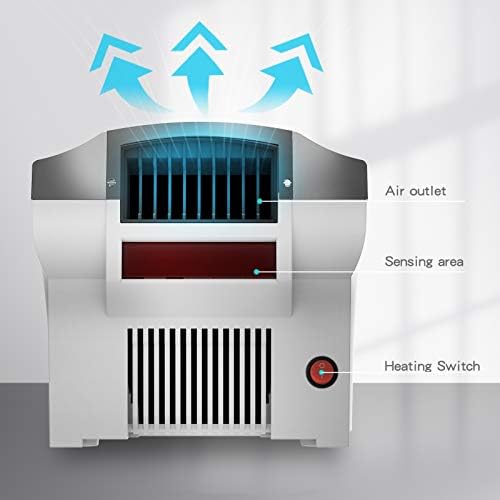 modunful Hand Dryer Wall Mounted Touchless Low Noise 40db