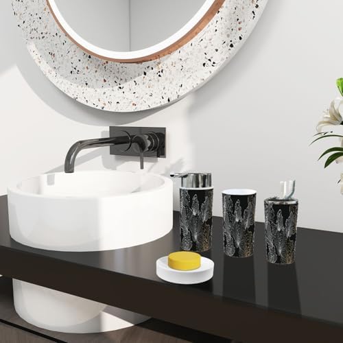 Boho Bathroom Accessory Set of 6 Pieces