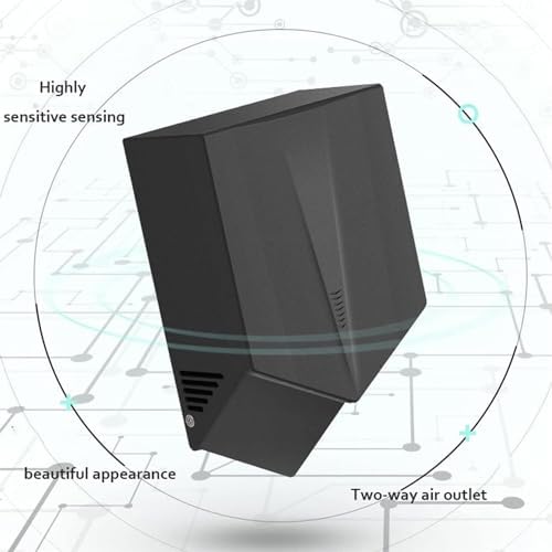 Automatic Induction Hand Dryer Energy Efficient Fast Dry 10s Wall Mount White